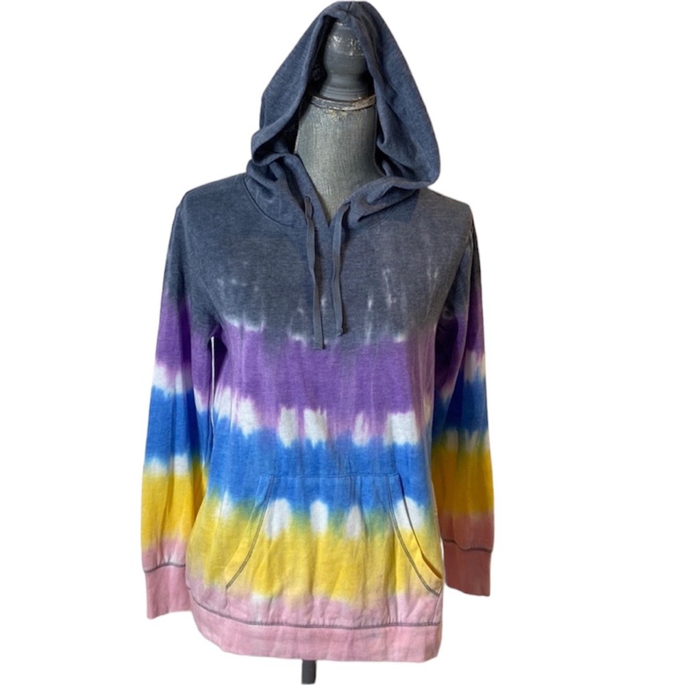 NEW Roudelain Vintage Wash tie-dye dye hoodie size small